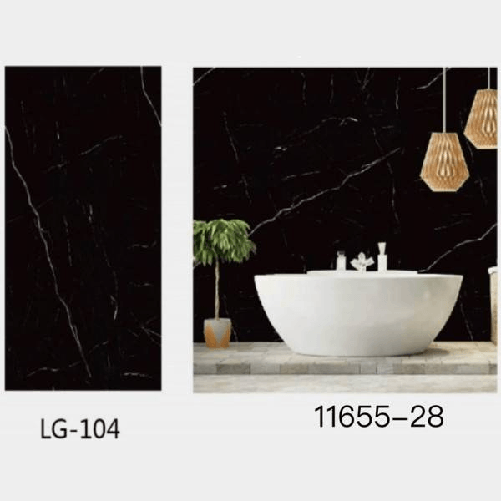 Pannello Adesivo Effetto Marmo Nero Pareti Paraschizzi 300 X 60 Cm Stanza Cucina -