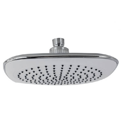 Cleafe-soffione Doccia Bagno Quadrato 20x20cm Abs Effetto Pioggia 52213 Filtro Anticalcare -