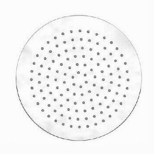 Soffione Doccia Rotondo 25cm Ugelli Fori Bagno Miscelatore Cromato Attacco 69120 -