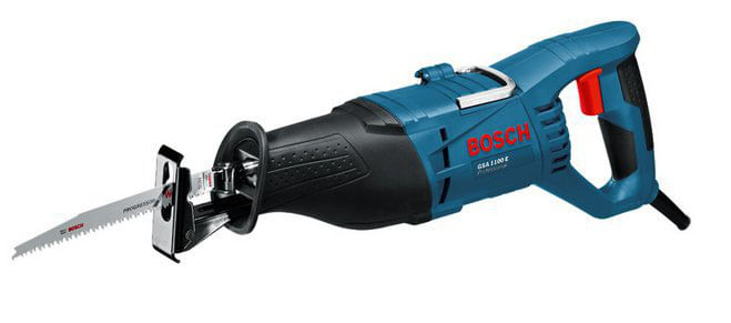 Bosch GSA 1100 E Professional 2700 spm (fogli per minuto) 1100 W Nero, Blu, Rosso