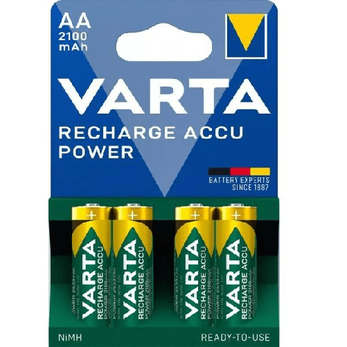 Varta -4 Pile Varta Stilo Batterie Aa Alkaline Ricaricabili 2100mah Nimh Hr6 1.2v Accu -