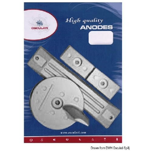 Kit anodi fuoribordo alluminio Honda 75-225 Hp 43.291.61