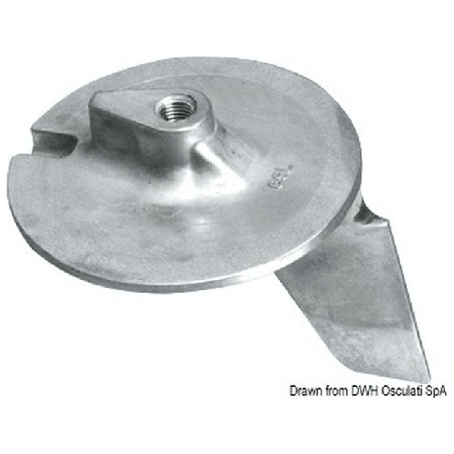 Pinna Yamaha 200-300 HP zinco 43.252.95