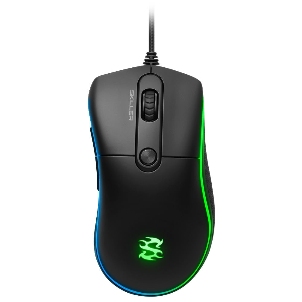 Sharkoon Skiller SGM2 mouse Gaming Mano destra USB tipo A Ottico 6400 DPI