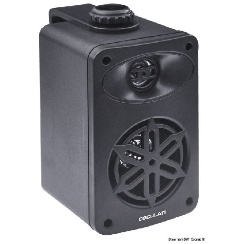 Osculati Casse stereo 2 vie per interno nere 4'' - 2X120W