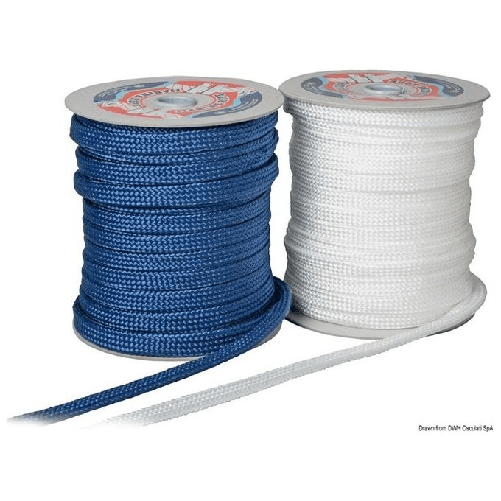 Piattina per parabordi 18 mm x 50 m bianca 06.444.12