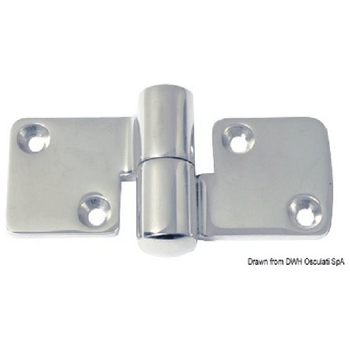 Cerniera inox sfilabile destra 100x50 mm 38.512.00