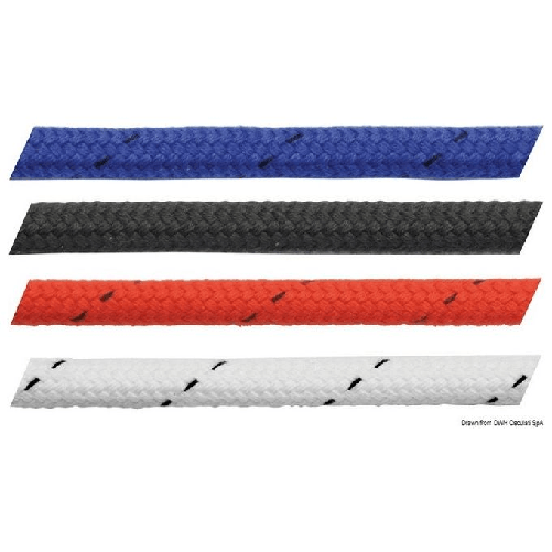 Treccia Marlow poliestere Matt mm 4 blu