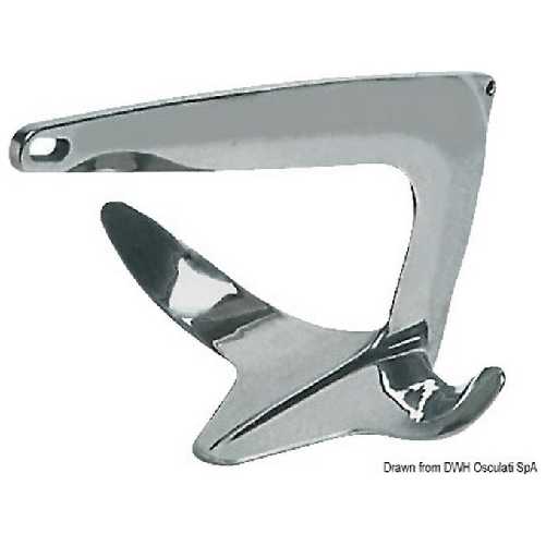 Ancora Trefoil inox 7,5 kg 01.109.07