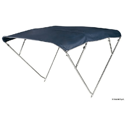 Capottina 4 archi Inox alta cm 170-180 bianca 46.921.10