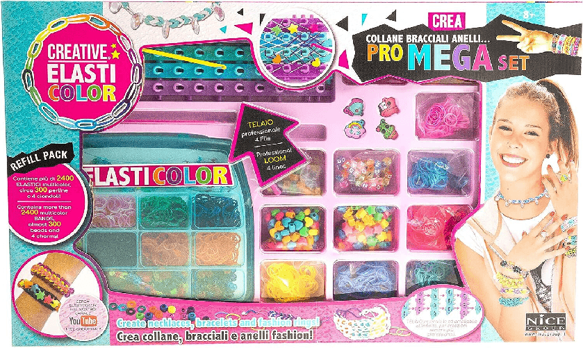 Gioco creativo Nice 03002 Elasticolor Pro Mega Set