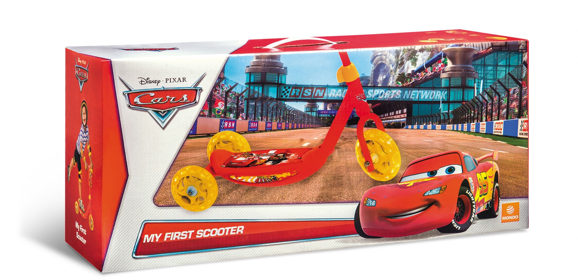 MONDO 18005 scooter Rosso, Giallo
