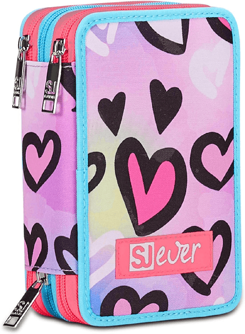 ASTUCCIO 3 ZIP SJ GANG ROSA - PIENO