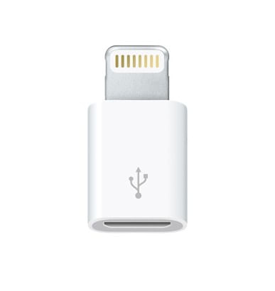 Apple MD820ZM-A adattatore per inversione del genere dei cavi Lightning Micro-USB Bianco Apple MD820ZM/A adattatore per inversione del genere dei cavi