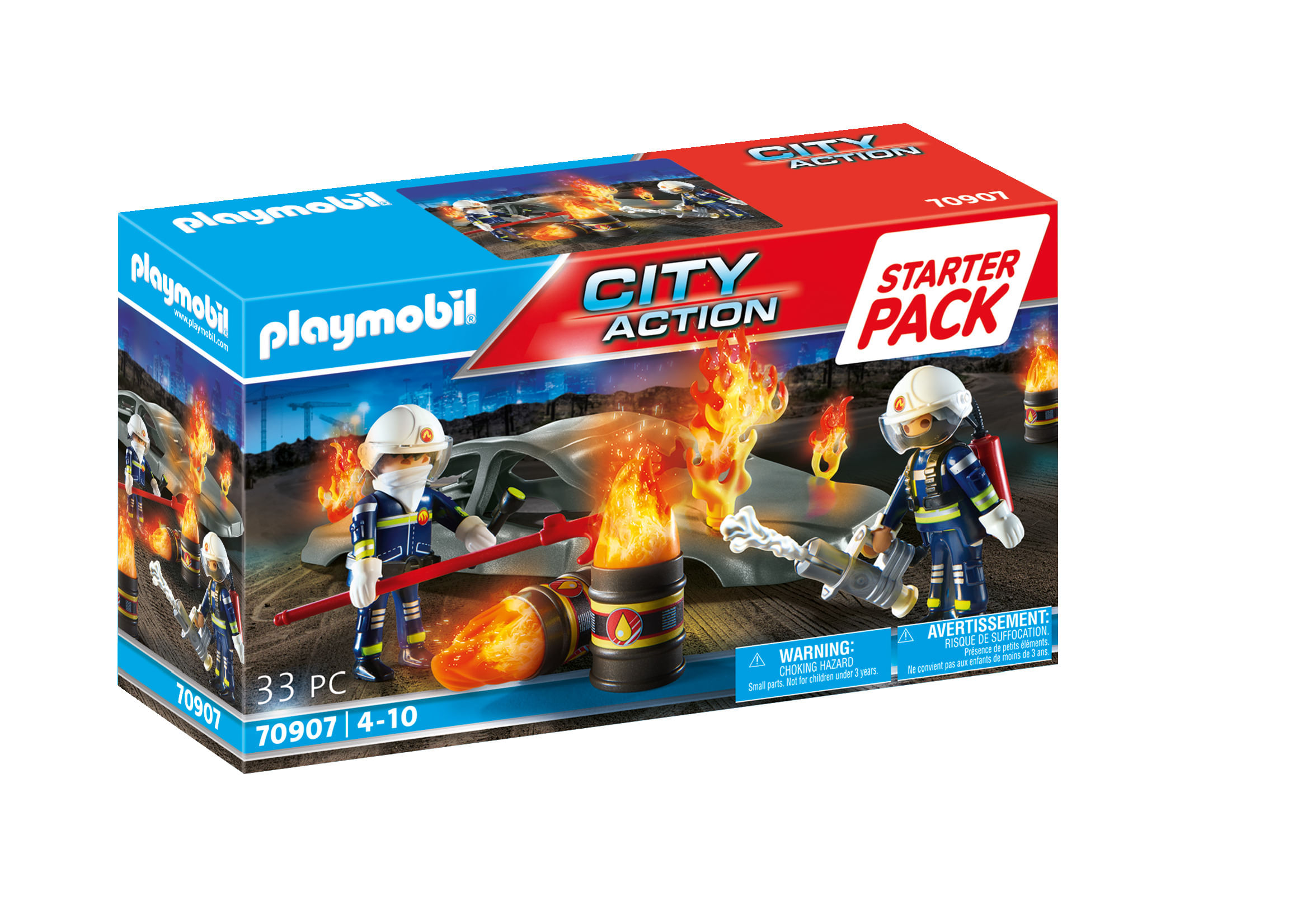 Playmobil City Action Starter Pack Esercitazione dei pompieri