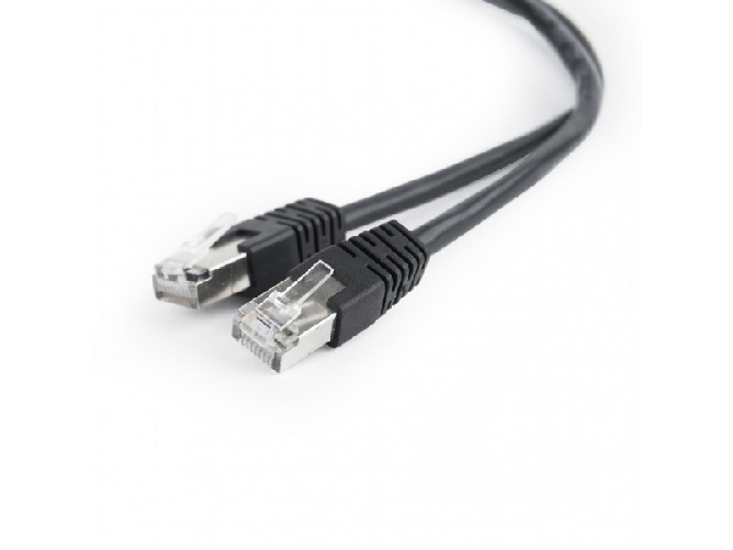 Cablexpert Cavo patch CableXpert FTP Cat5e nero 0,5 m PP22-0,5M/BK