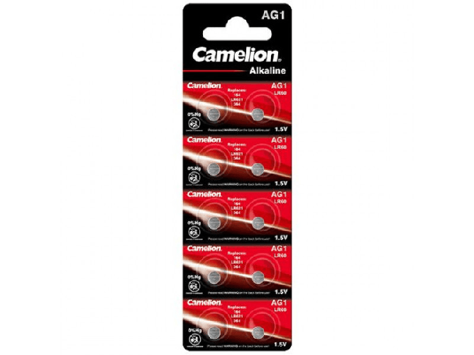 Camelion Batteria Camelion Alkaline AG1 0% Mercurio/Hg (10 pz.) Camelion AG1-BP10 Batteria monouso SR60 Alcalino