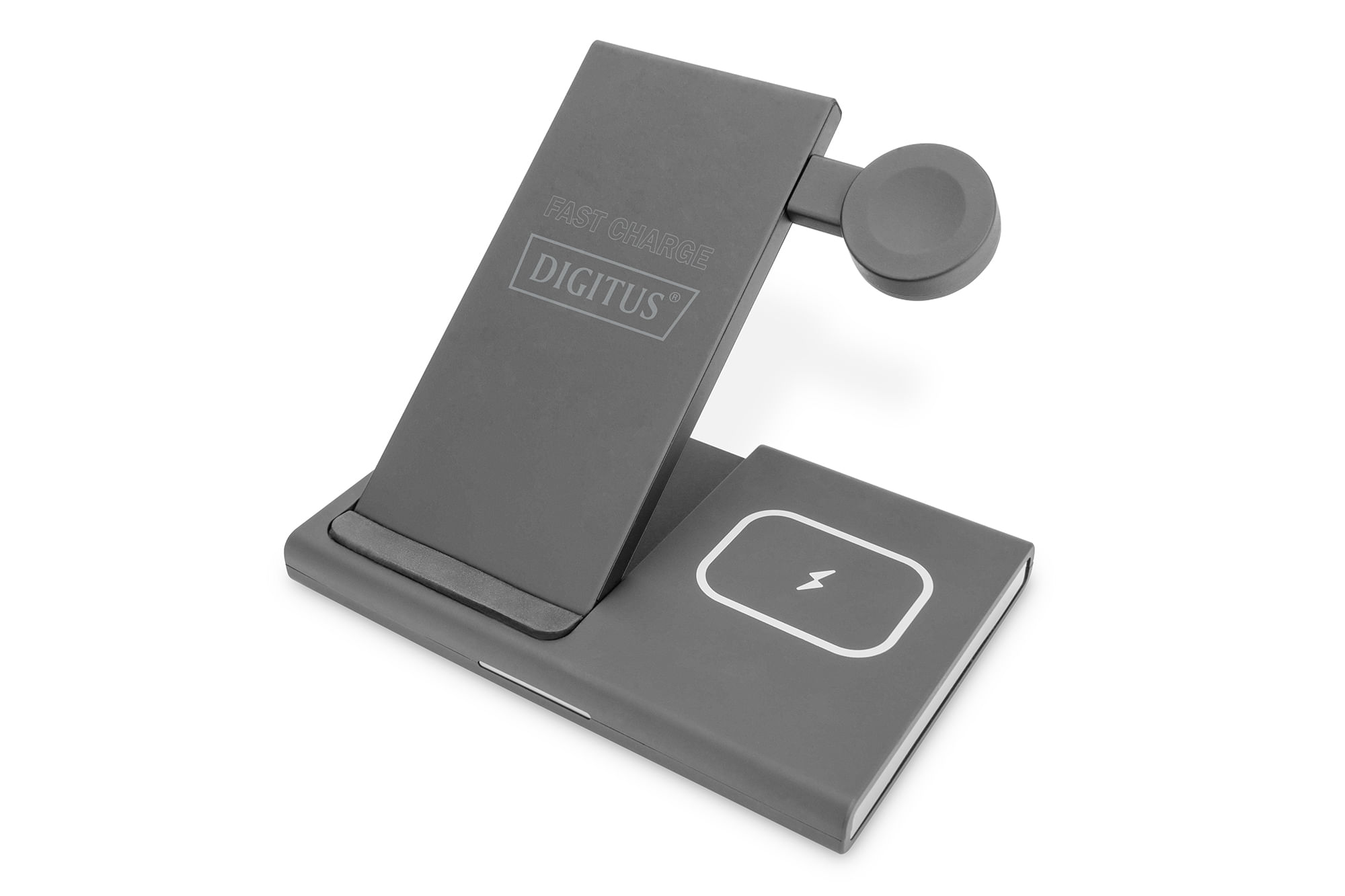 Digitus Stazione di ricarica 3 in 1, pieghevole, wireless (3 IN 1 CHARGING STATION - WIRELESS FOR APPLE IWATCH IPHONE) Digitus Stazione di ricarica 3