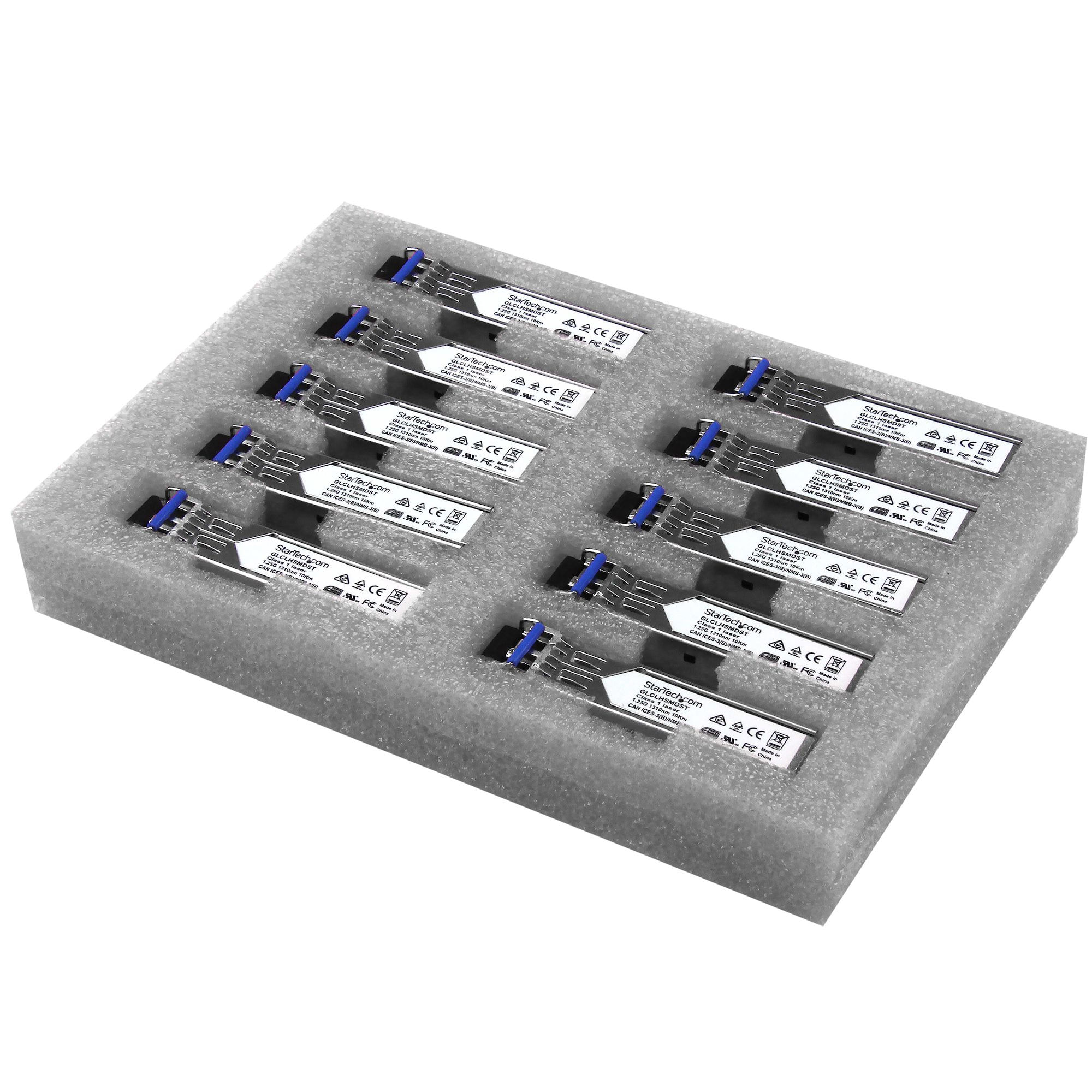 StarTech.com Cisco GLC-LH-SMD Compatibile Ricetrasmettitore SFP - 1000BASE-LX/LH - 10 unità Cisco GLC-LH-SMD Compatibile Ricetrasmettitore SFP - 1000B