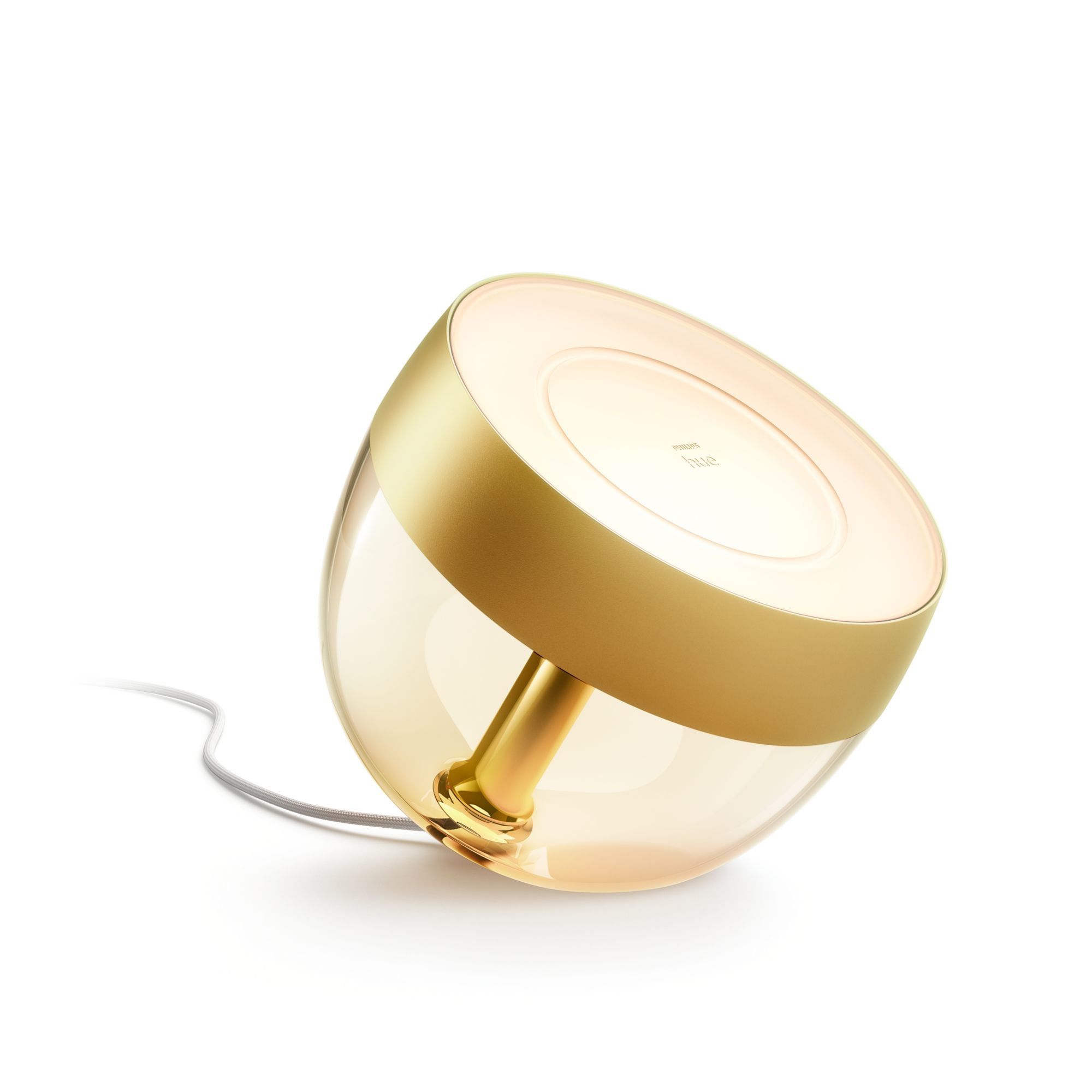 Philips Hue White and Color Ambiance IRIS Lampada Smart da Tavolo Oro