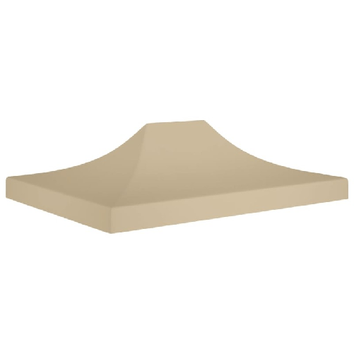 vidaXL Tetto per Tendone per Feste 4x3 m Beige 270 g/m²
