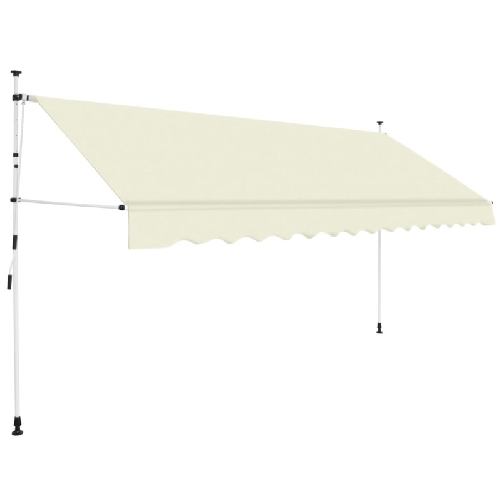 Tenda da Sole Retrattile Manuale 400 cm Crema