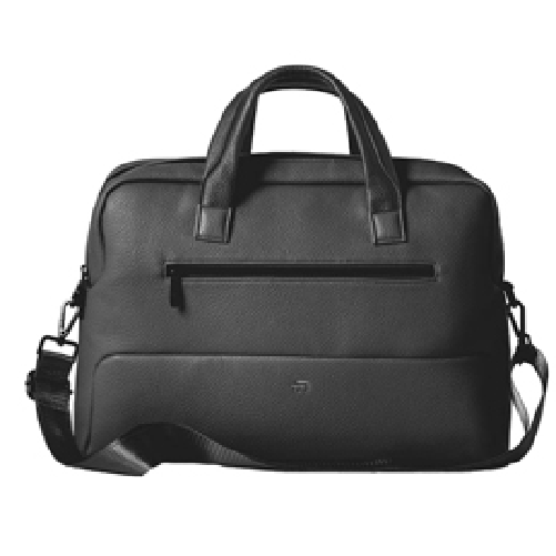 IN TEMPO Borsa c/manici Gate Trended ecopelle dim. 41x30x15cm nero InTempo