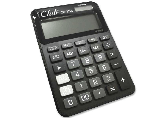 Calcolatrice Ingraf CD-2720-12 12 cifre - 4 tasti memoria - Tasto doppio zero - Calcolo percentuale - Tasto Somma extra