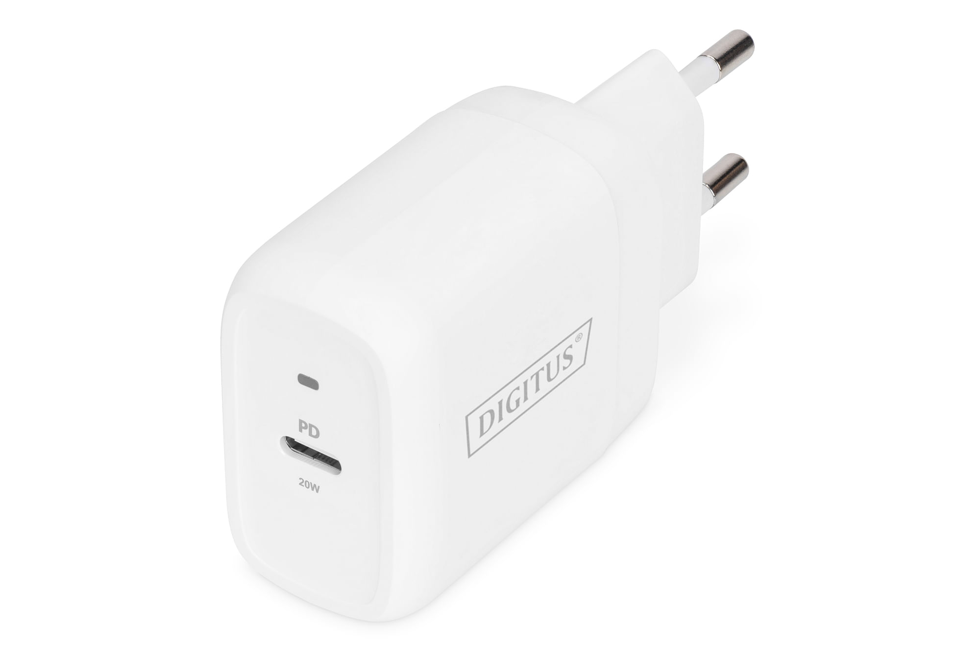 DIGITUS ADATTATORE DI RICARICA UNIVERSALE USB-C 20W BIANCO Digitus Adattatore di ricarica universale, USB-C , 20 W