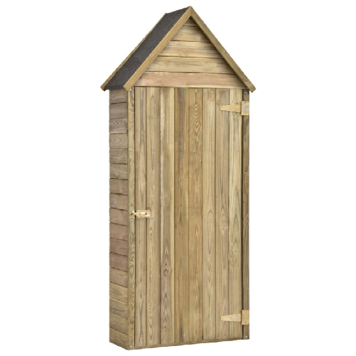 VidaXL Capanno da Giardino con Porta 77x28x178 cm in Pino Impregnato