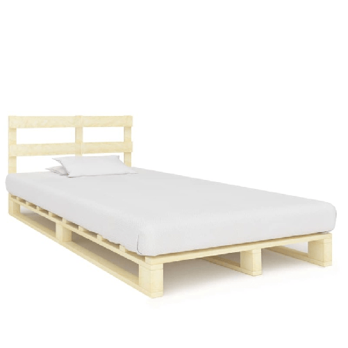 VidaXL Giroletto in Pallet di Legno Massello di Pino 120x200 cm