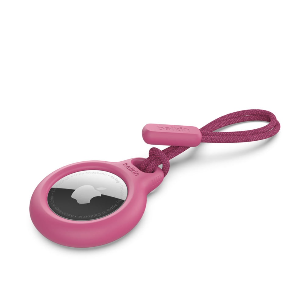Belkin Secure Holder Airtag con Laccio - Rosa