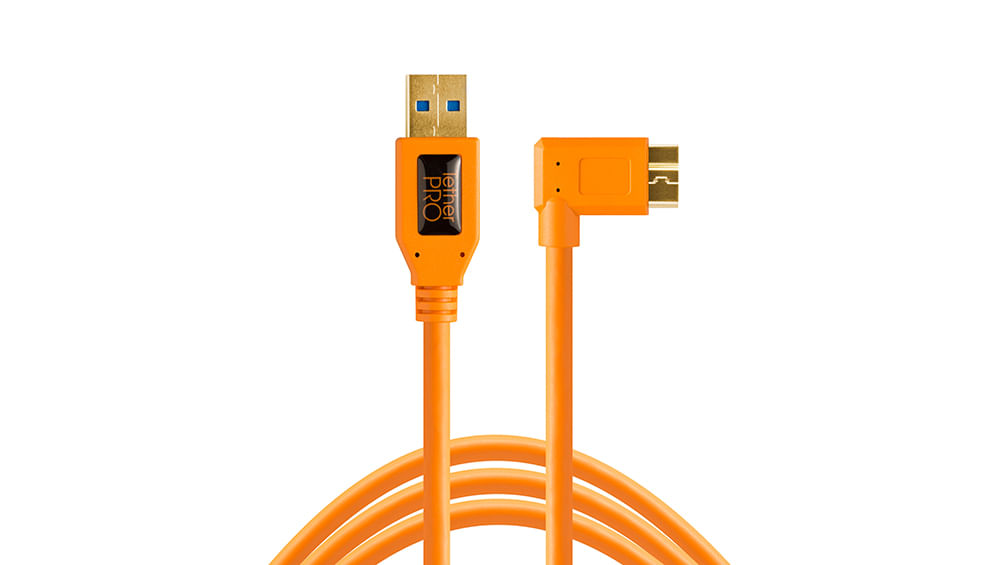 Tether Tools CU61RT15-ORG cavo USB USB 3.2 Gen 1 (3.1 Gen 1) 4,6 m USB A Micro-USB B Arancione