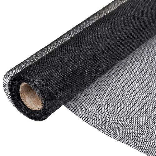 Zanzariera in Fibra di Vetro 100x1000 cm Nera