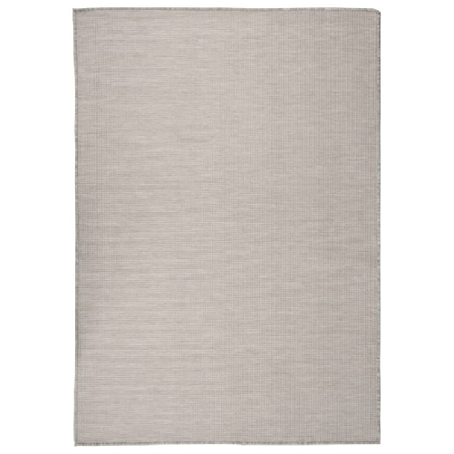 Tappeto da Esterni a Tessitura Piatta 160x230 cm Tortora