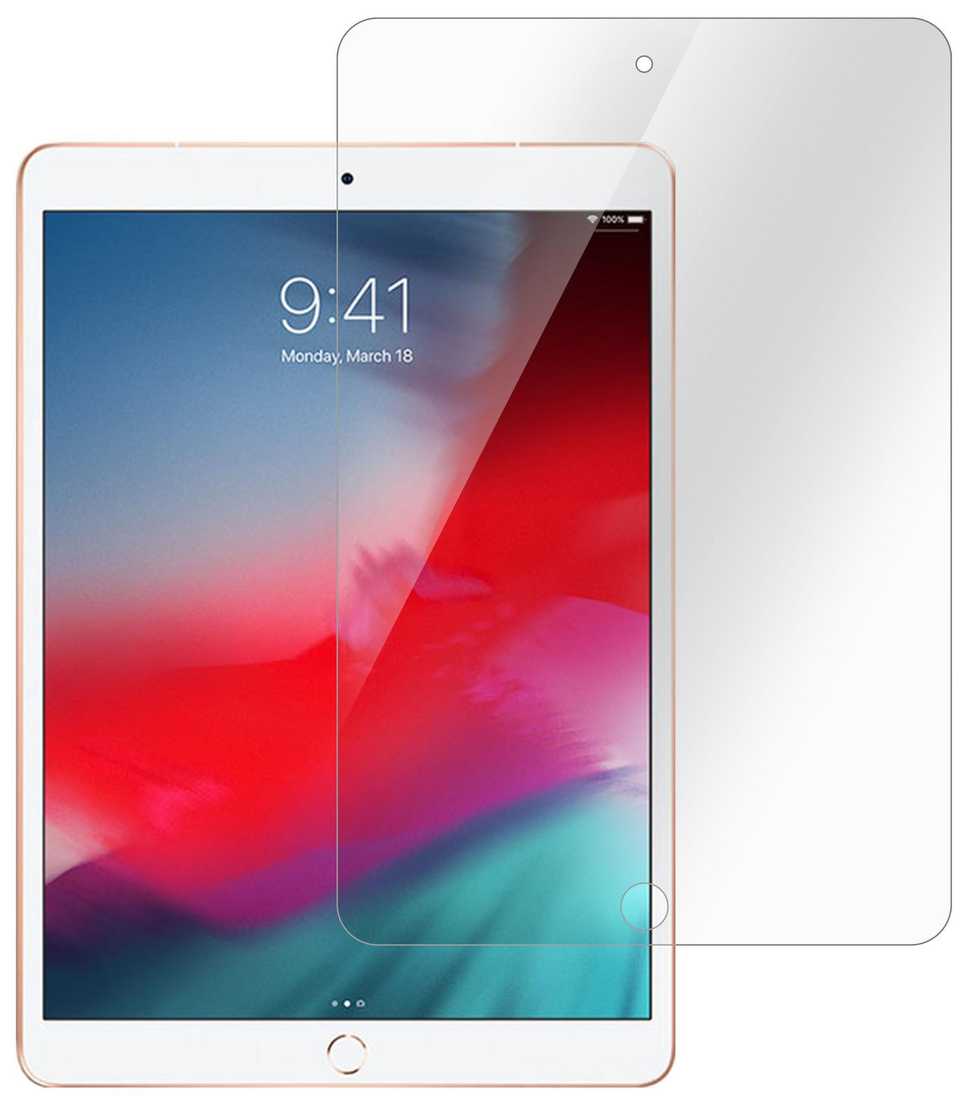 ESTUFF ES503300 protezione per lo schermo dei tablet Pellicola proteggischermo trasparente Apple 1 pz (Apple iPad Air 10 eSTUFF ES503300 protezione pe