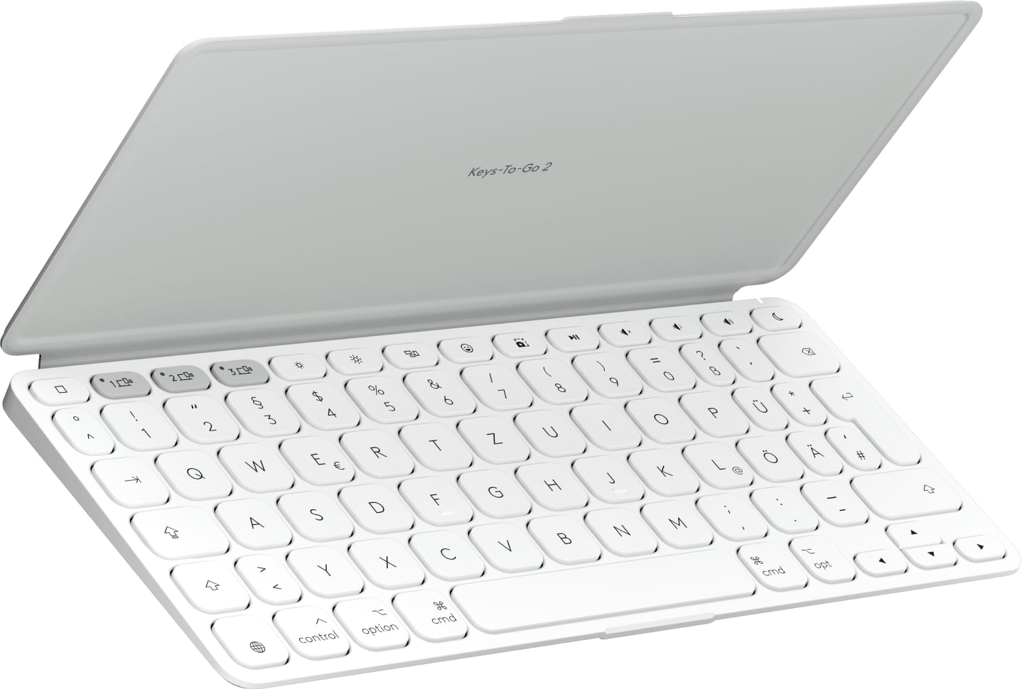 Logitech Keys-To-Go 2 tastiera Universale Bluetooth QWERTZ Tedesco Bianco