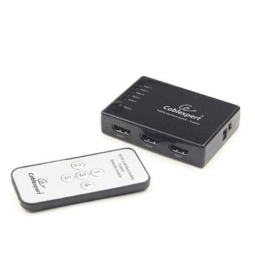 Cablexpert Interruttore HDMI a 5 porte CableXpert DSW-HDMI-53 Gembird DSW-HDMI-53 conmutador de vídeo
