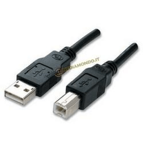Oem CAVO USB 2.0 - CONNETTORI A/B - MASCHIO/MACHIO - 1,5 METRO - NERO Kraun KS.04 cavo USB USB 2.0 1,5 m USB A USB B Beige