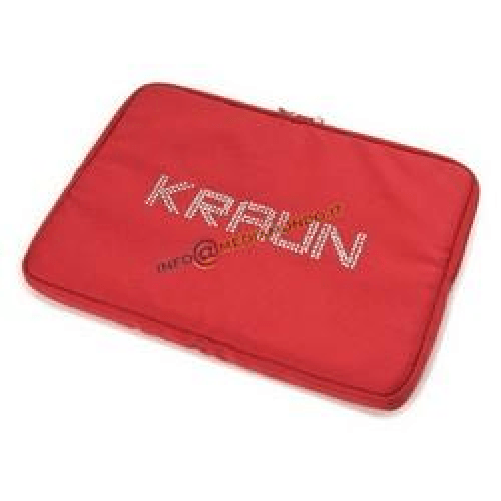 Oem BORSA / CUSTODIA PER NOTEBOOK FINO A 12" - ROSSO - CON CRISTALLI LUMINOSI Kraun KR.F4 borsa per laptop 30,5 cm (12") Custodia a tasca Rosso