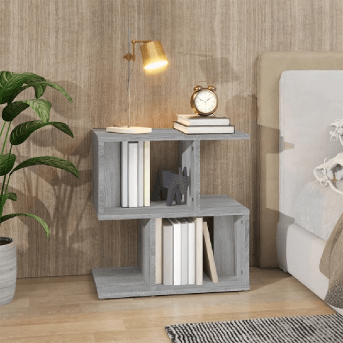 Comodino Grigio Sonoma 50x30x51,5 cm in Legno ingegnerizzato