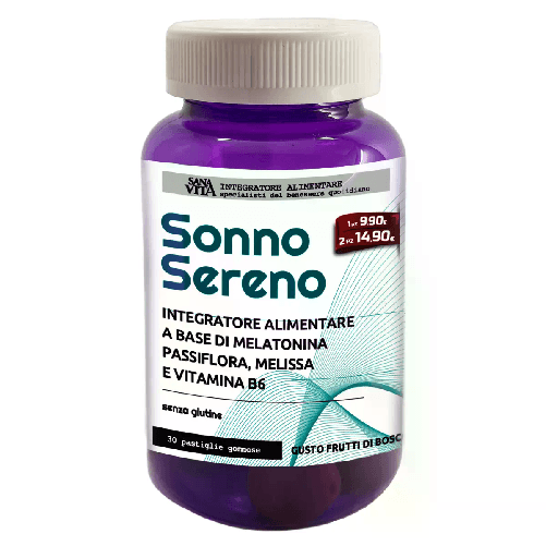 Sonno Sereno Sanavita Pastiglie Gommose 90g
