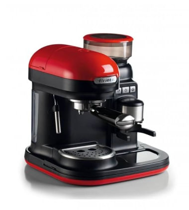 Ariete 1318/00 Macchina da caffè espresso con macinacaffè Moderna Rosso
