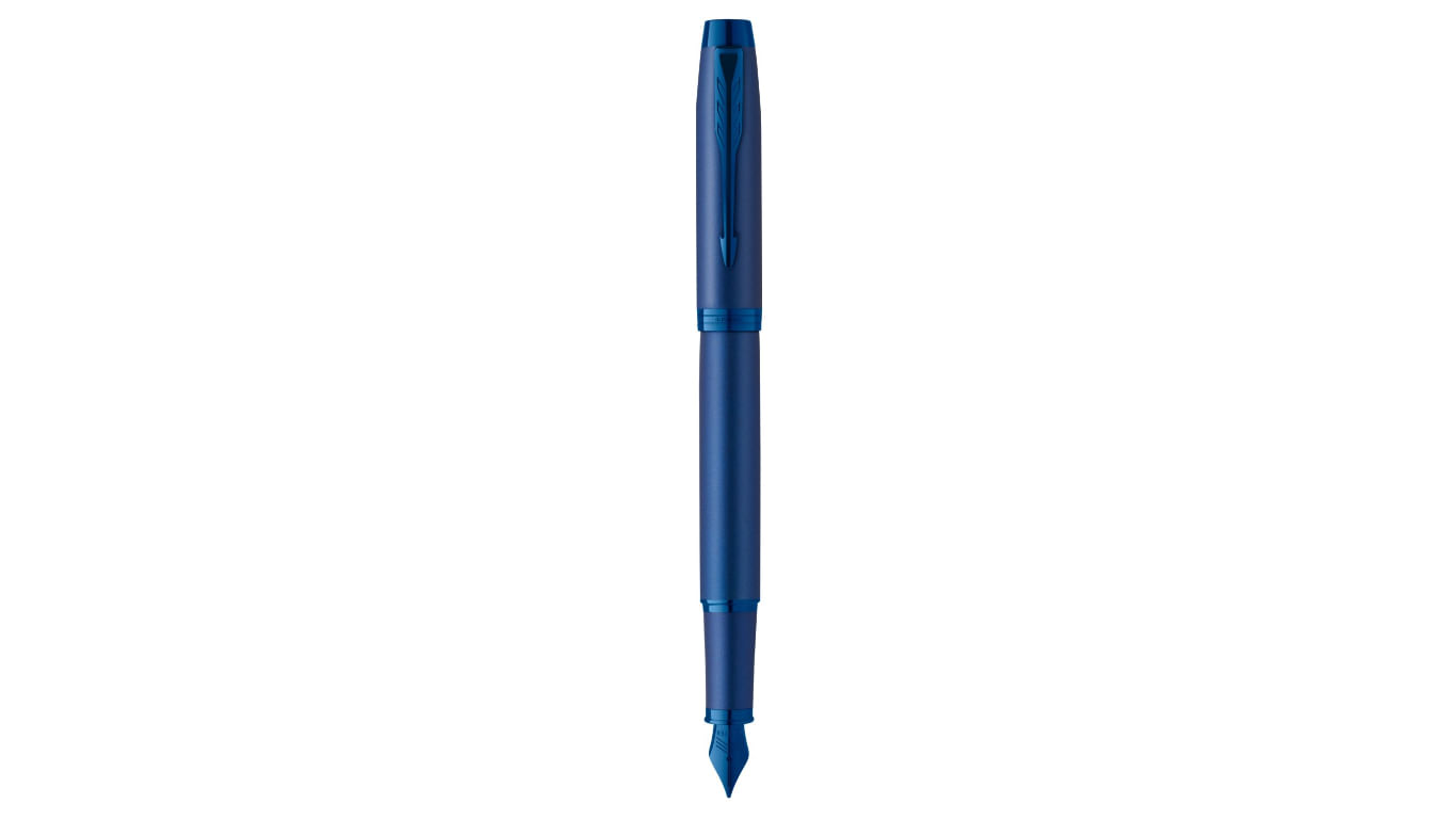 Parker IM Monochrome penna stilografica Sistema di riempimento integrato Blu 1 pz