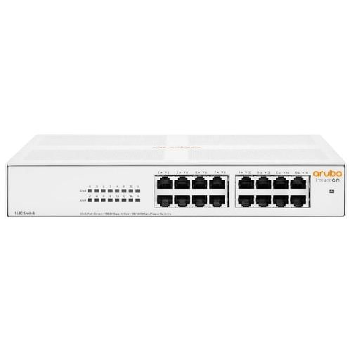 HPE Aruba Networking Aruba Instant On 1430 16G Non gestito L2 Gigabit Ethernet (10/100/1000) 1U Bianco