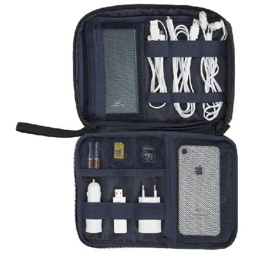 Rivacase 5632 Poliestere Nero Uomo Borsa da corriere