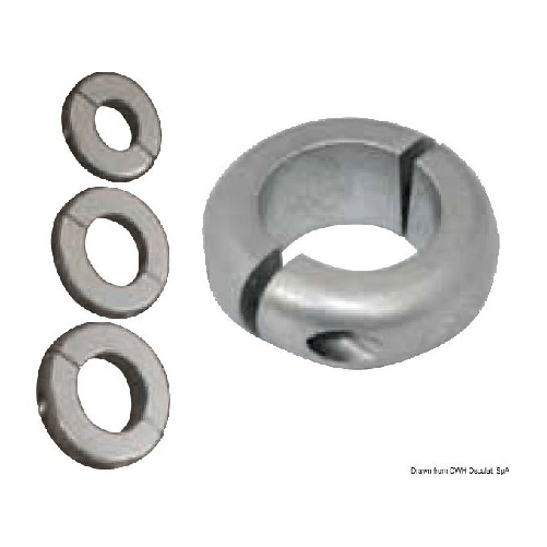 Anodo Oliva Bassa Mm 50 Alluminio