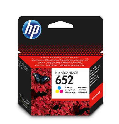 ORIGINALE HP Cartuccia inchiostro differenti colori F6V24AE 652 200 pagine