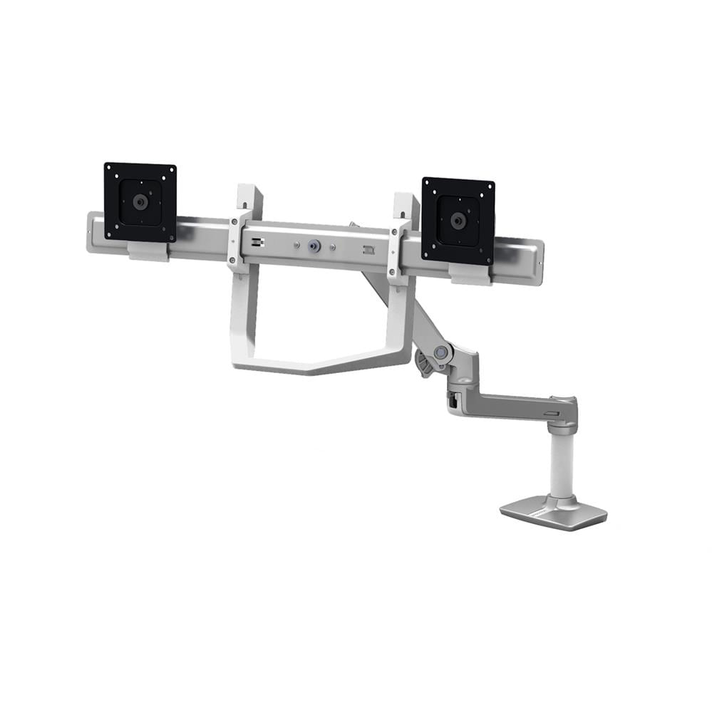 Ergotron LX Series 98-037-062 supporto da tavolo per Tv a schermo piatto 25,4 cm (10") Bianco Scrivania
