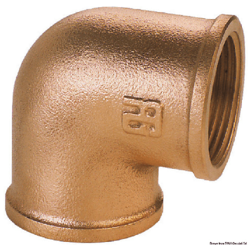 Gomito 90° F-f In Bronzo 1 Guidi